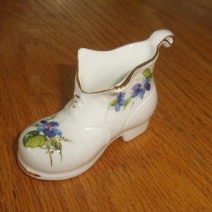 Kendall bone china shoe slipper hand painted flowers